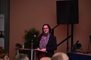 Anette Kemnitz-Zimmermann beim Vortrag